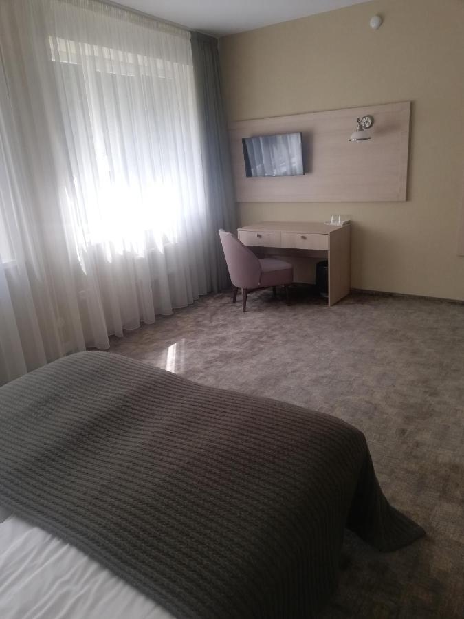 Hotel Senas Namas Alytus Bagian luar foto